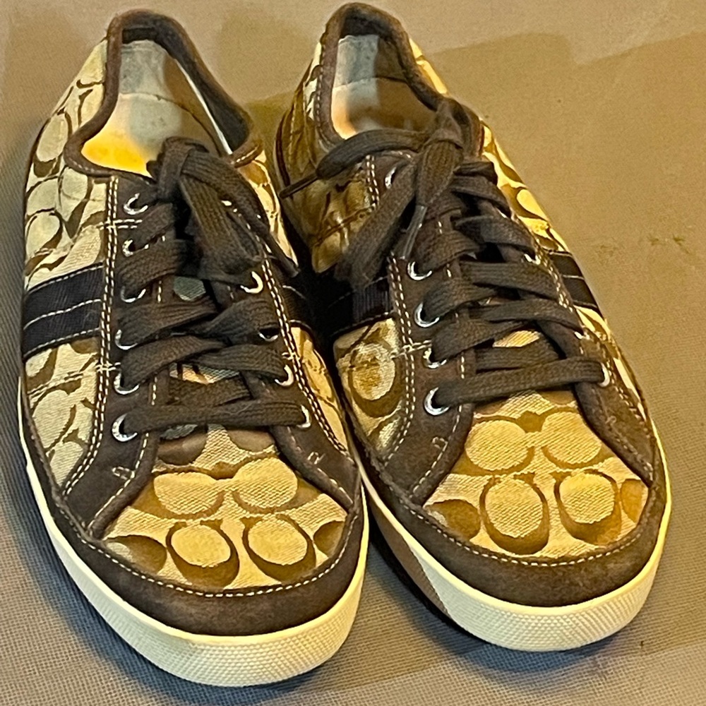 Coach Brown and Black Sneakers